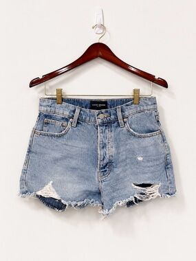 Lucky Brand Distressed High Rise Denim Shorts Size 4/27